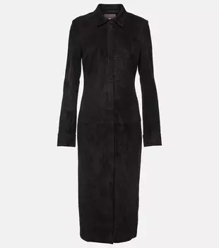 Замшевое пальто becky Stouls, черный