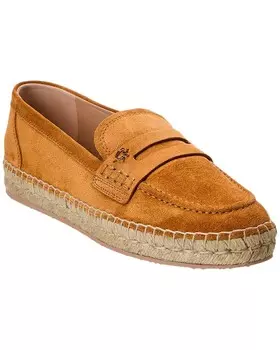 Замшевые эспадрильи Gianvito Rossi Lido, коричневый