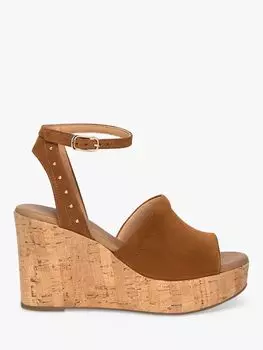 Замшевые эспадрильи на танкетке NeroGiardini, коричневые