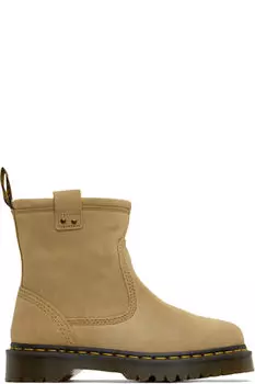 Замшевые байкерские ботинки Anistone Lo Tan Dr. Martens