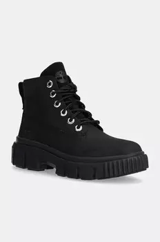 Замшевые байкерские ботинки Timberland Greyfield, черный