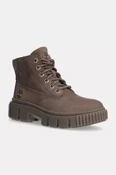 Замшевые байкерские ботинки Timberland Greyfield, коричневый