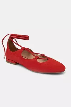 Замшевые балетки Answear.Lab, красный