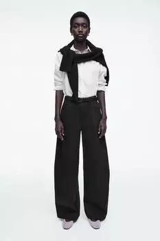 Замшевые балетки Cos, сиреневый