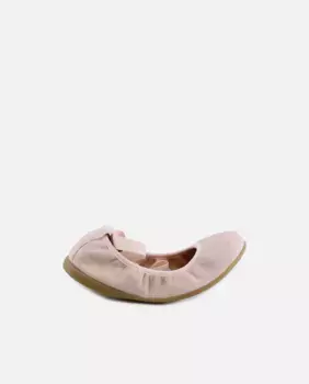 Замшевые балетки для девочки с лентами Eli 1957, розовый