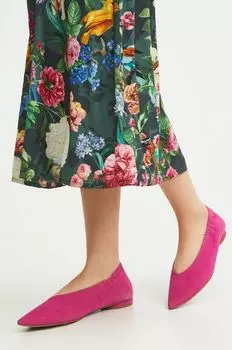 Замшевые балетки Medicine, розовый