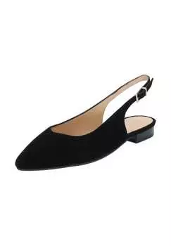 Замшевые балетки Peter Kaiser, черный