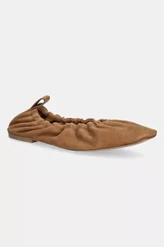 Замшевые балетки POPPY BASIC Pepe Jeans, коричневый