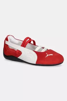 Замшевые балетки Speedcat Ballet Puma, красный