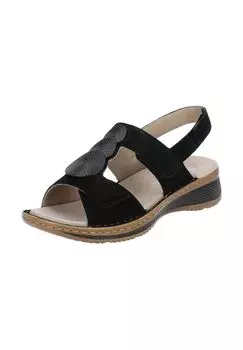 Замшевые босоножки ara, черный