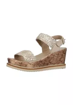 Замшевые босоножки ara, песочный