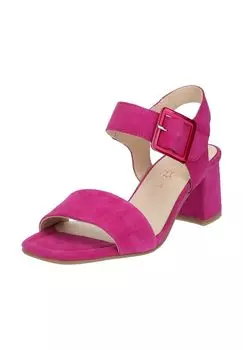 Замшевые босоножки ara, розовый