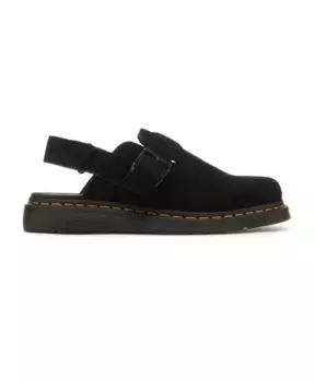 Замшевые босоножки Dr. Martens, черный