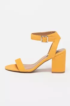 Замшевые босоножки Malia с ремешком на щиколотке Steve Madden, оранжевый