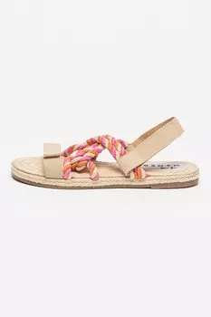 Замшевые босоножки Manebi, бежевый