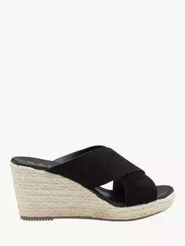 Замшевые босоножки morley на танкетке-муле Ravel, черный