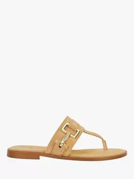 Замшевые босоножки с носком lotica Dune, песочный