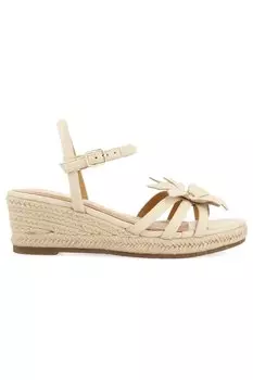 Замшевые босоножки SAMSULA 27851 с цветочным декором Gioseppo, белый