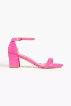 Замшевые босоножки STUART WEITZMAN, фуксия