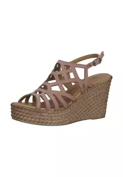 Замшевые босоножки VENTURINI, розовый