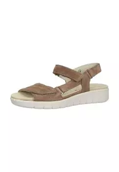 Замшевые босоножки waldlufer, цвет Nougat