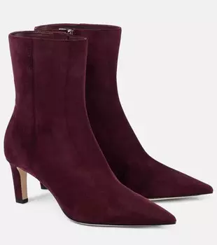 Замшевые ботильоны Alizze 65 Jimmy Choo, цвет garnet
