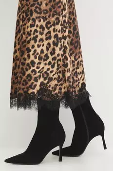 Замшевые ботильоны Answear Lab, черный