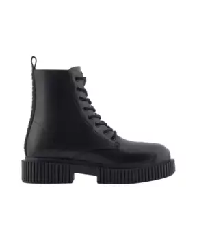 Замшевые ботильоны Armani Exchange, черный