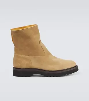 Замшевые ботильоны Auralee, бежевый