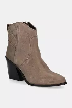 Замшевые ботильоны Barbour Rhonda, бежевый