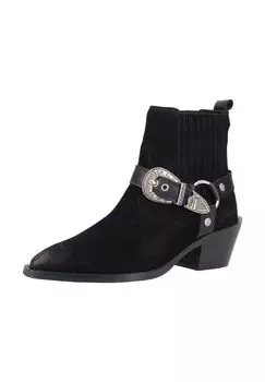 Замшевые ботильоны Buffalo, черный