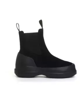 Замшевые ботильоны челси Moon Boot, черный