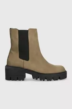 Замшевые ботильоны Diana Charles Footwear, зеленый