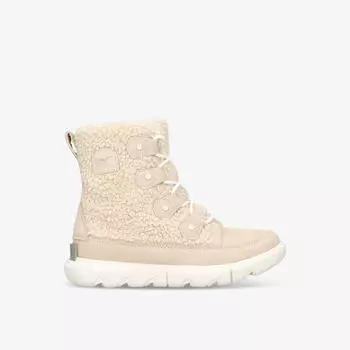 Замшевые ботильоны Explorer Next Joan с язычком Sorel, бежевый