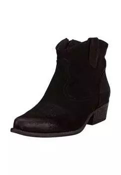 Замшевые ботильоны Felmini, черный