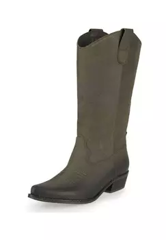 Замшевые ботильоны Felmini, зеленый