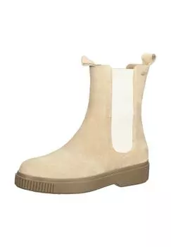 Замшевые ботильоны FRED DE LA BRETONIERE, бежевый