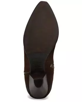 Замшевые ботильоны Frye June в стиле вестерн, коричневый