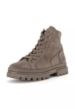 Замшевые ботильоны Gabor, темно-коричневый