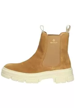 Замшевые ботильоны GANT, цвет Cognac