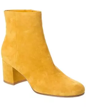 Замшевые ботильоны Gianvito Rossi Margaux Mid 60, желтый