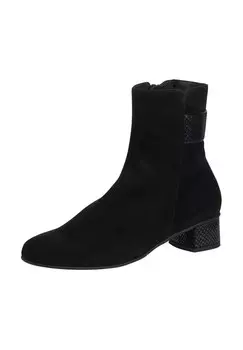 Замшевые ботильоны HASSIA, черный