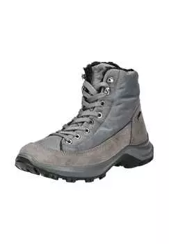 Замшевые ботильоны Imac, серый