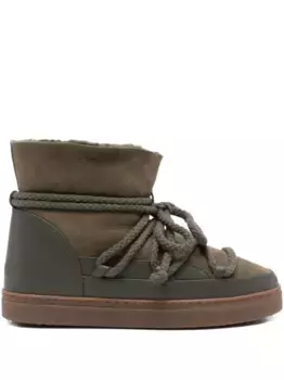 Замшевые ботильоны Inuikii, зеленый