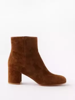 Замшевые ботильоны margaux 60 Gianvito Rossi, коричневый