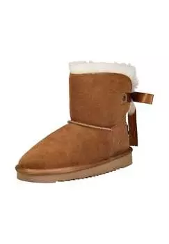 Замшевые ботильоны Mustang, цвет cognac