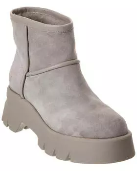 Замшевые ботильоны на платформе Gianvito Rossi, серый