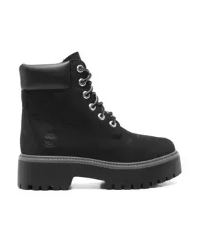 Замшевые ботильоны на шнуровке Timberland, черный