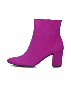 Замшевые ботильоны на стильном каблуке Paul Green, фиолетовый
