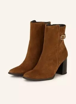 Замшевые ботильоны Paul Green, коричневый